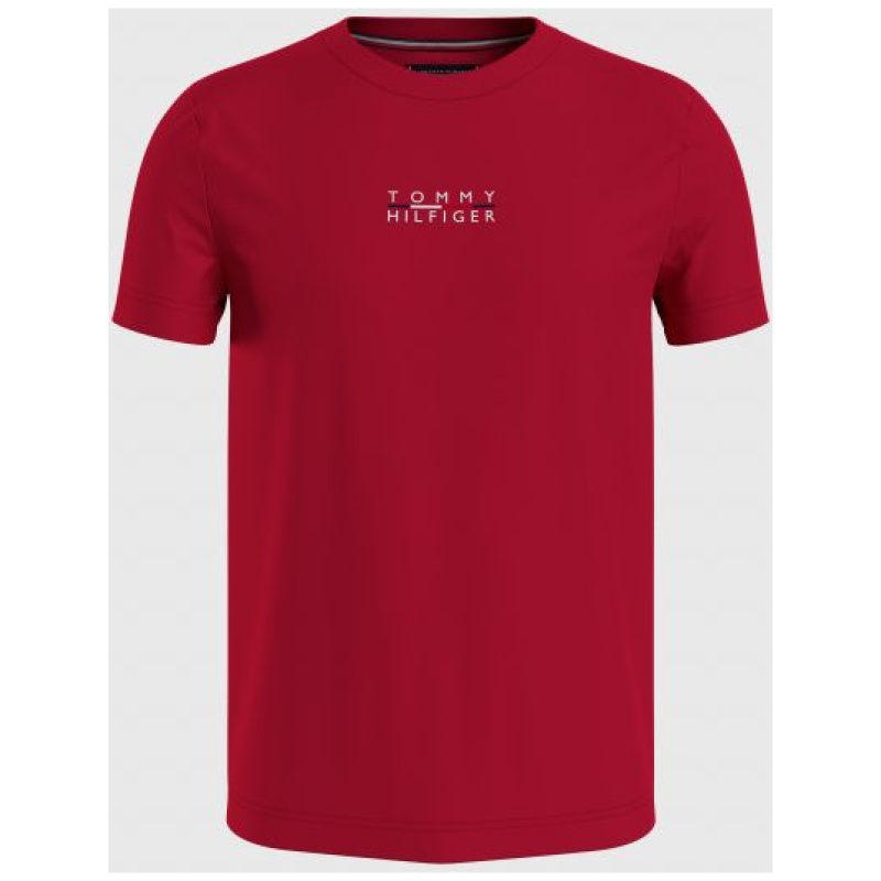 TOMMY HILFIGER SQUARE LOGO TEE